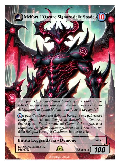 Battle of Shields — Card — Melfort