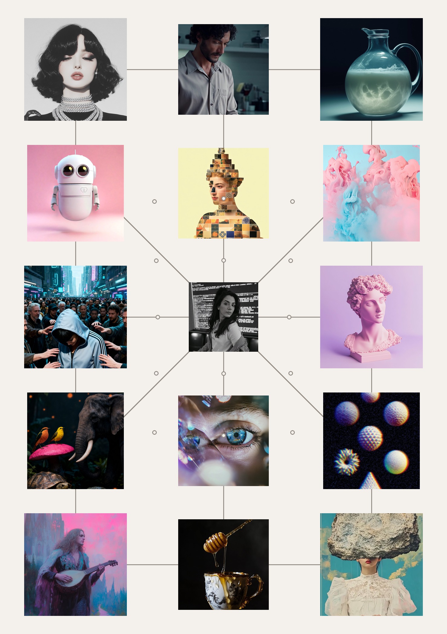 Federica Rodella — a map of works made with AI