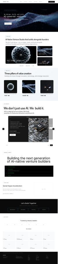 Kakashi — AI-native web direction — Website concept