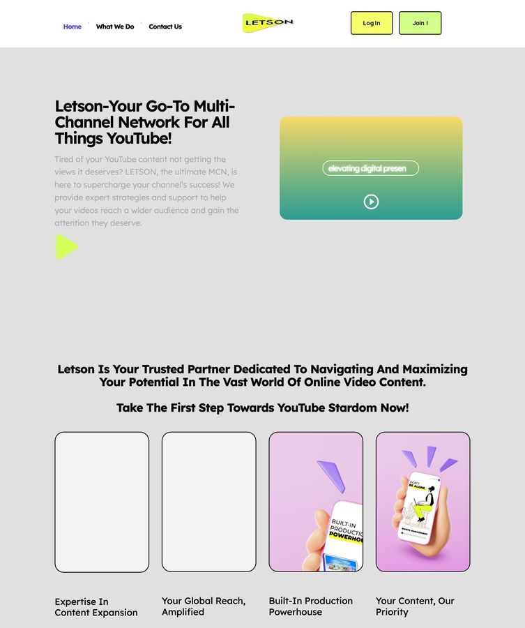 Letson — rebrand — letsoncorp.com — home