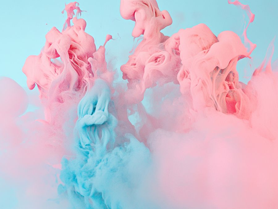 Selected images — Pink and blue