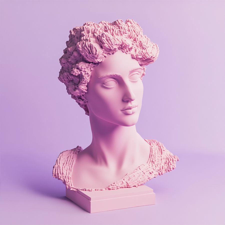 Selected images — Pink pop statue