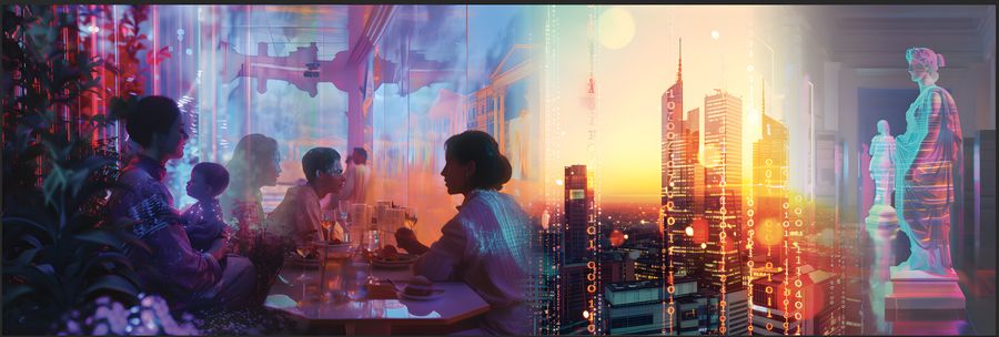 TradeLab — event artwork & live AI projections — Event artwork — variant